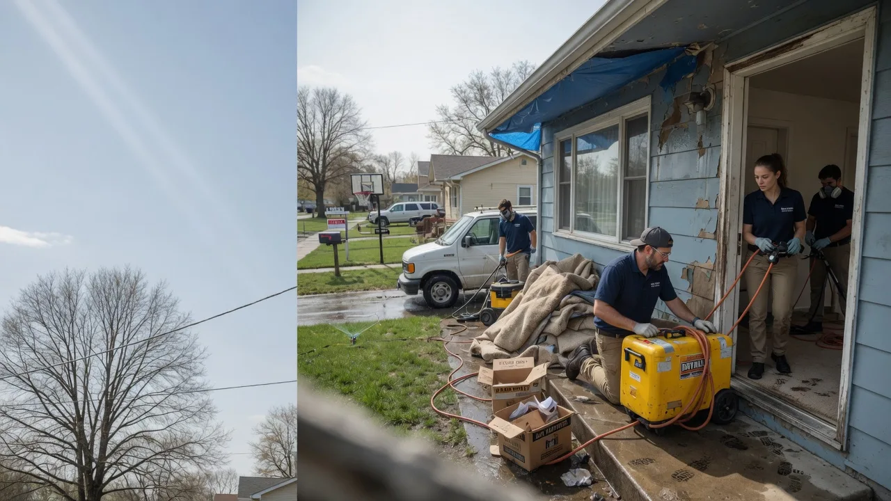 Basement Flood Cleanup in Milan, OH near me
